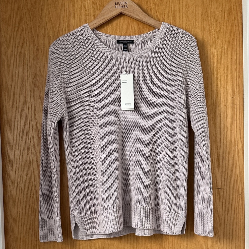 Eileen Fisher Dark Ceramic Knit Sweater